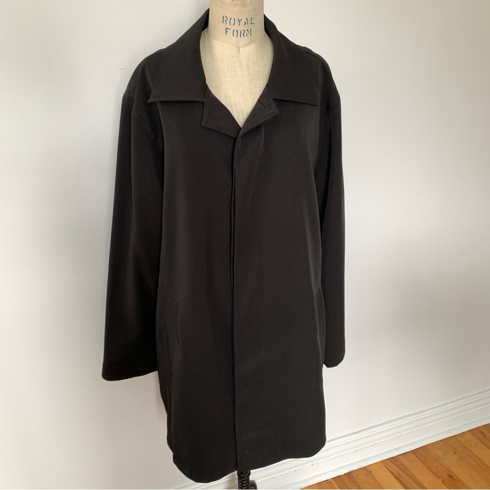 Fil À Fil Men’s Black Rain Coat